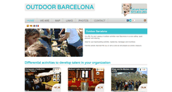 Desktop Screenshot of outdoorbarcelona.com